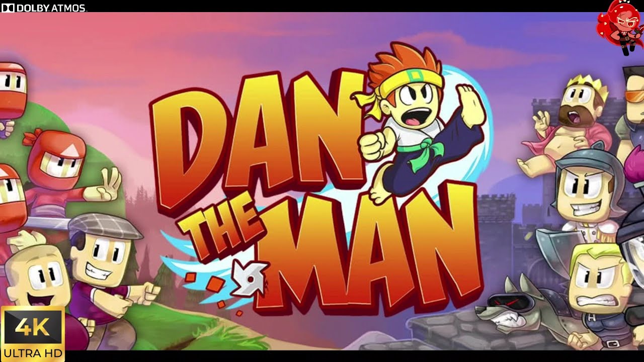 Dan The Man Gameplay Walkthrough #37 - Fright Zone 2-1 & 2-2