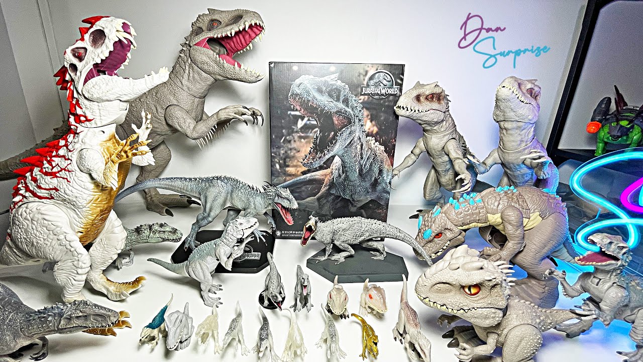 New Indominus Rex Toys Collection! Jurassic World Dinosaurs Toys Collection Update