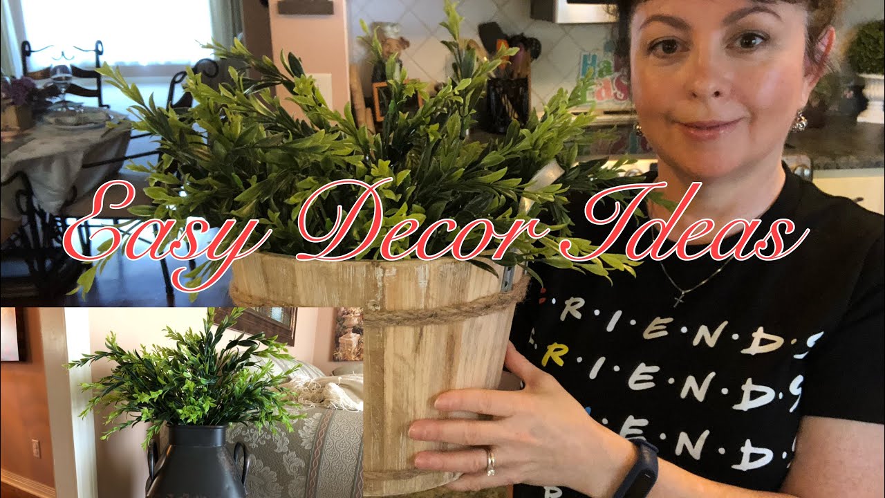 Tuscan | French Country | Farmhouse Decor Ideas  Using Greenery 2019