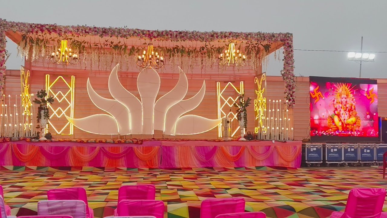 #wedding light decorection and gaileri tent राजेश रसीदपुर 7690875373