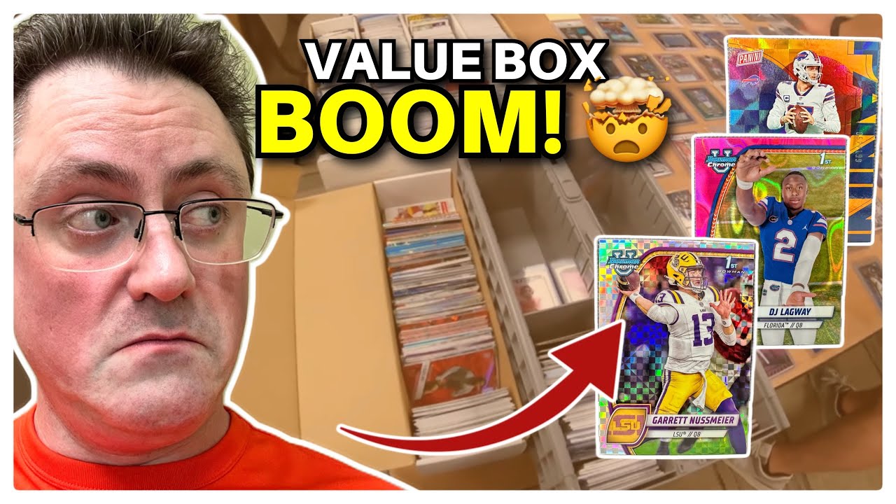 Searching Sports Card Value Bins For CHEAPEST Hidden Gems!