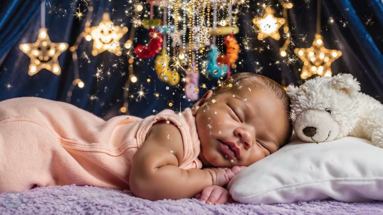 Peaceful Baby Sleep Music 🌙 Gentle Lullaby for Calm Bedtime – Little Bear Snores