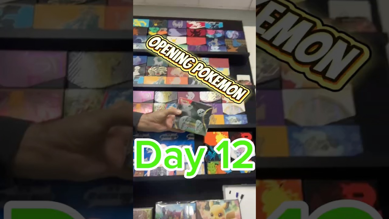 Day 12 opening Phantasmal Flames Booster Box. 