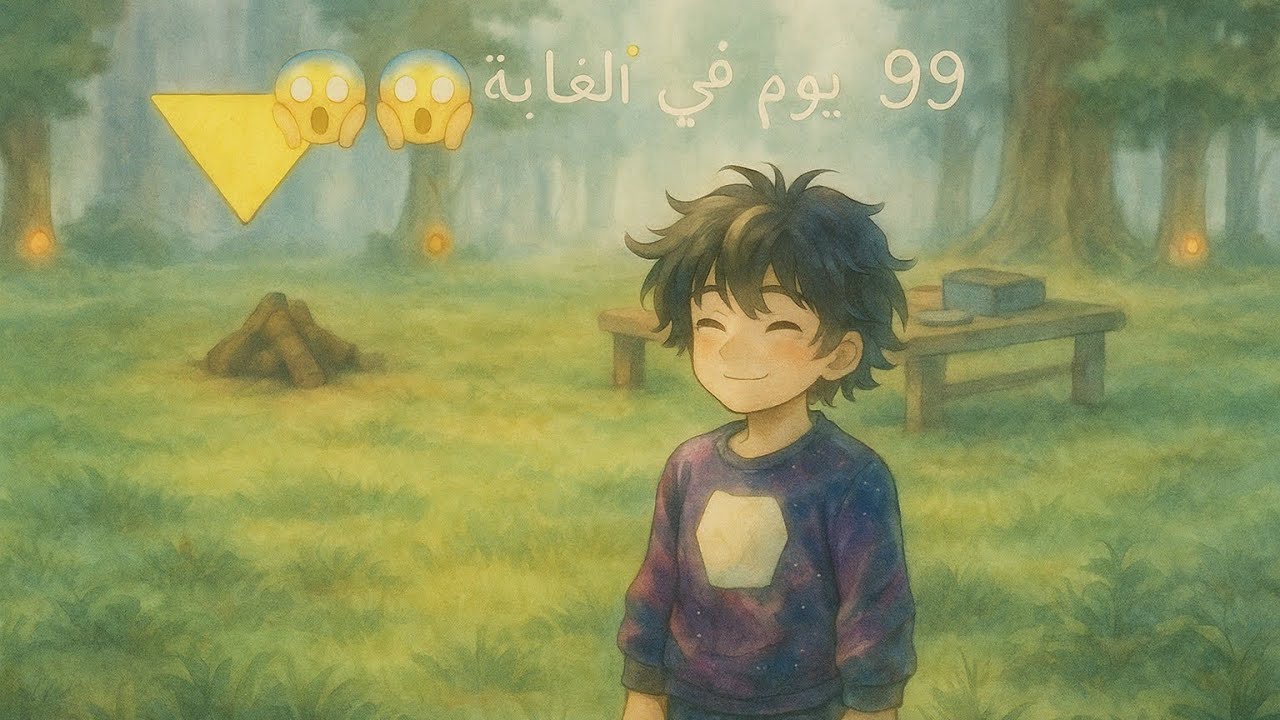 99 يوم في الغابة😱😱 من قال انه سجاد ملوش في الرعب🙂😂