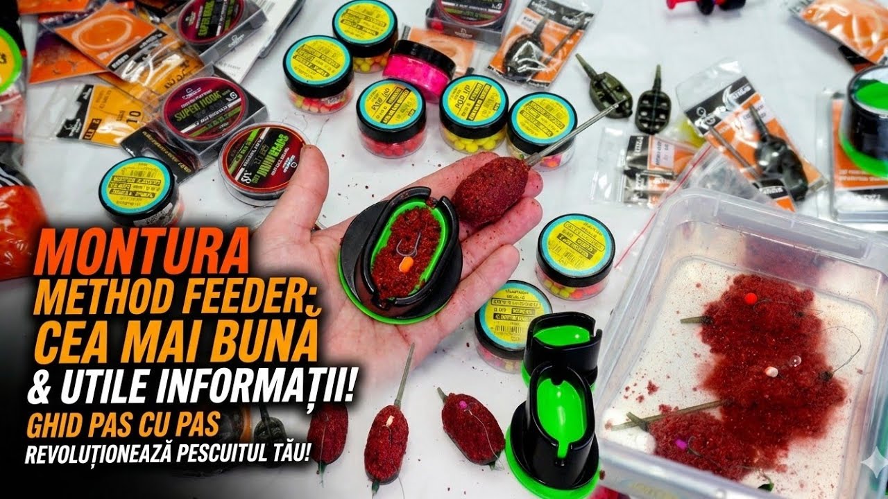 Tutorial Realizare Montura METHOD FEEDER ! + Prezentare in Apă și Sfaturi Utile ! 
