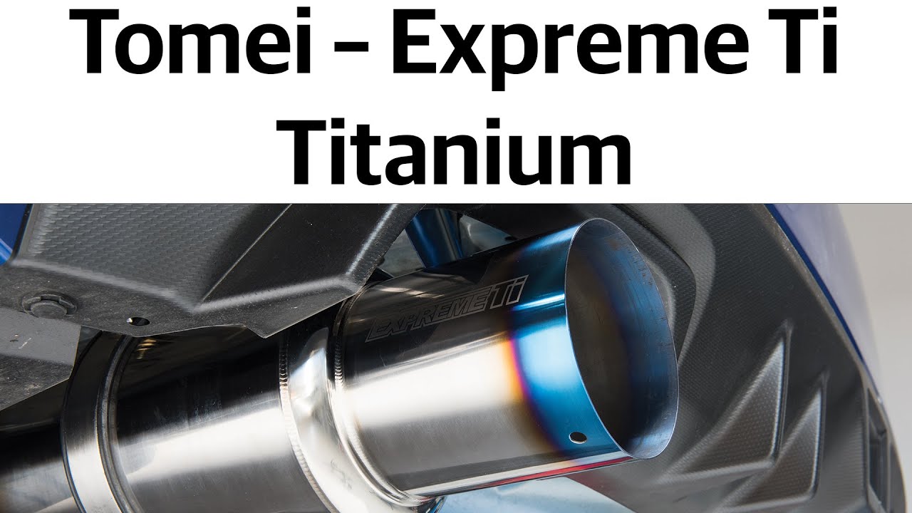 Road Test for Tomei &ndash; Expreme Ti Titanium | 2017 Subaru WRX STI