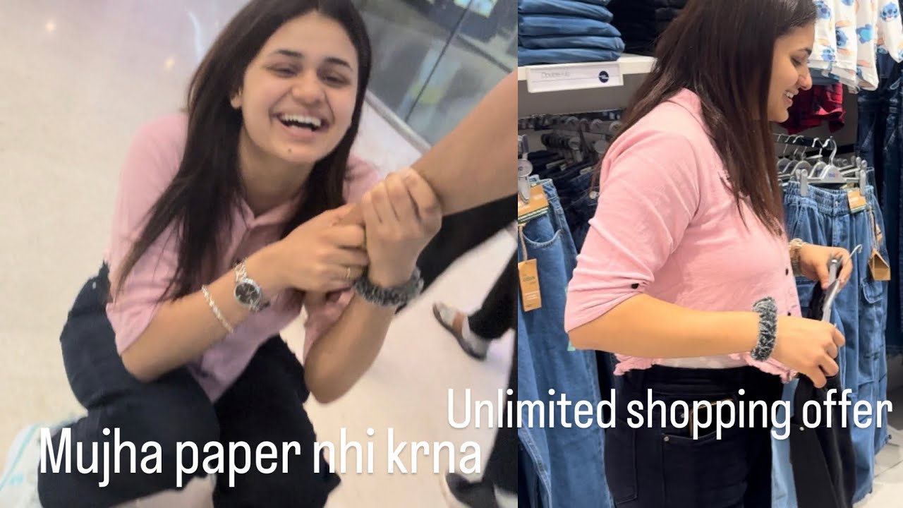 Kya krna gya tha hum paper ya fir shopping😡