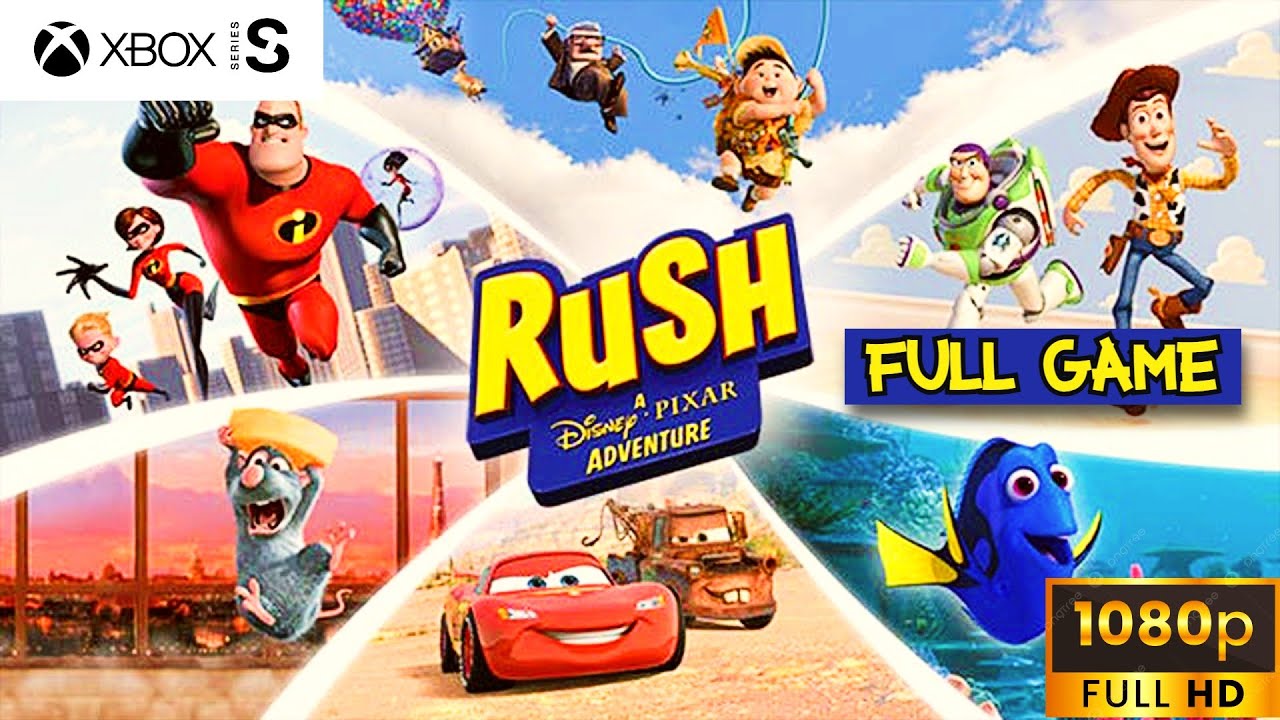 Rush: A Disney Pixar Adventure Full Walkthrough - Toy Story, Cars,Incredibles & More (No Commentary)