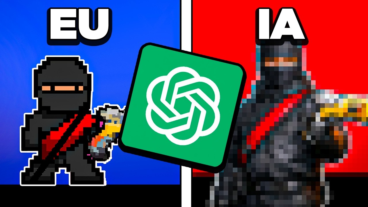 DESAFIEI uma IA a me VENCER CRIANDO um JOGO