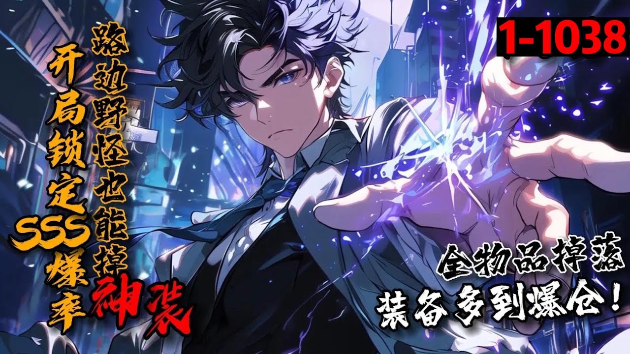 一口气看完！《开局锁定100%爆率，路边野怪也能掉神装！》1-1038 全民转职时代，开局获得神级天赋：全物品掉落！任何单位只要被击杀就会爆出一切物品！见过刷只小怪，结果爆一地装备的场面吗？#漫画解说