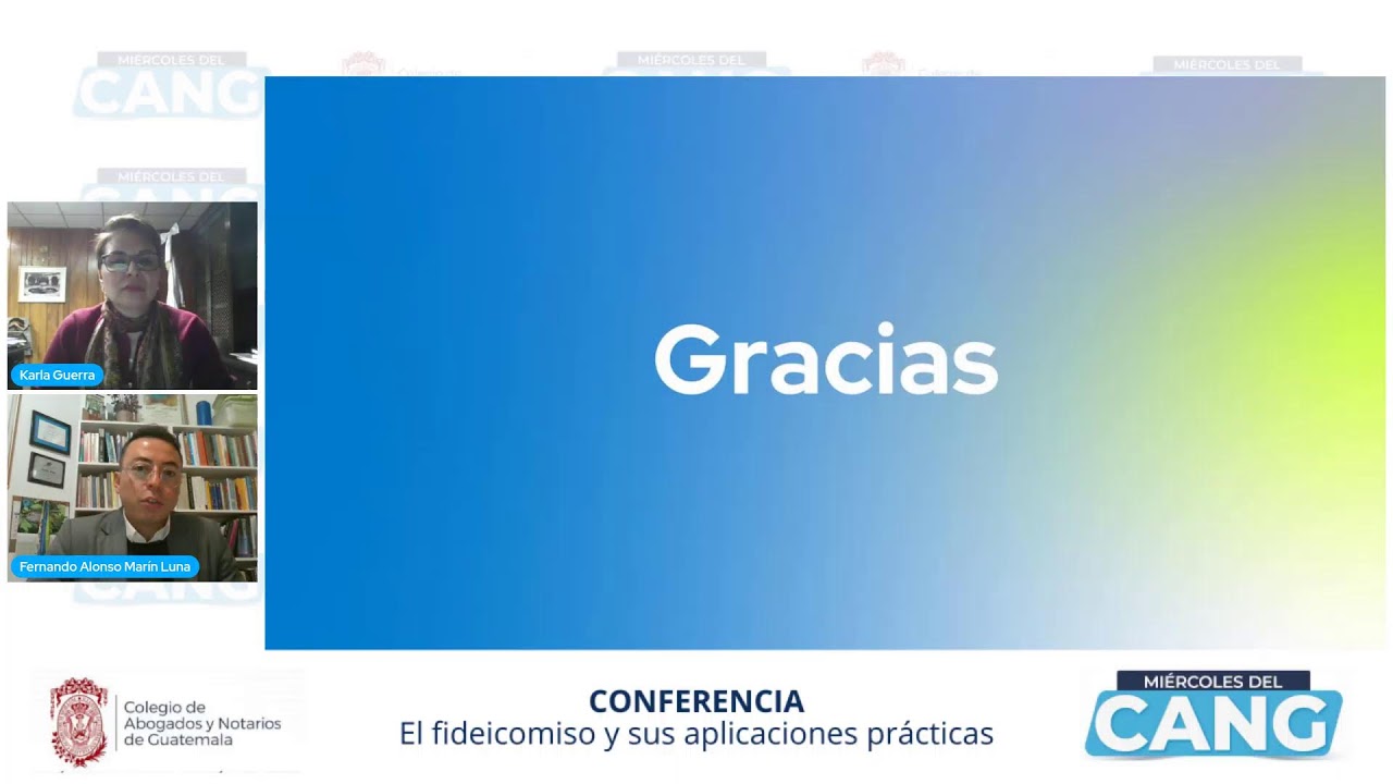 Miércoles del CANG: El Fideicomiso y sus aplicaciones prácticas