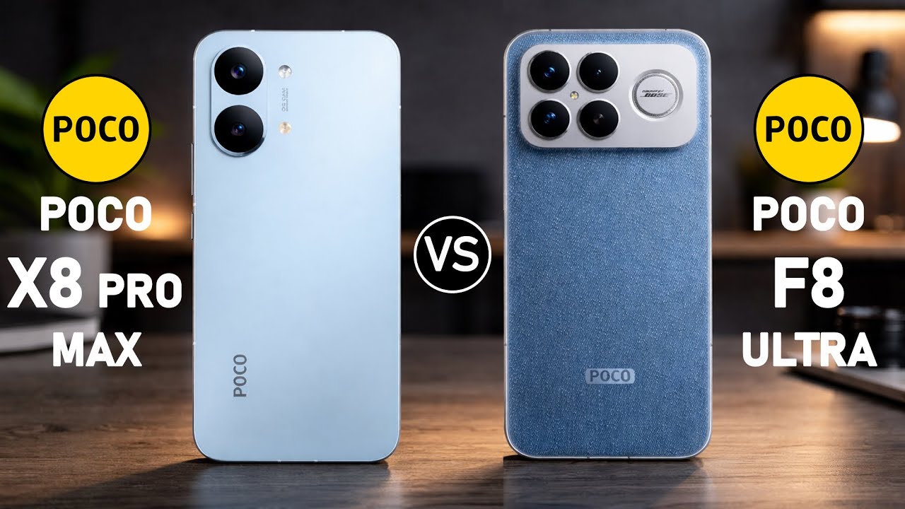 Poco X8 Pro Max vs Poco F8 Ultra