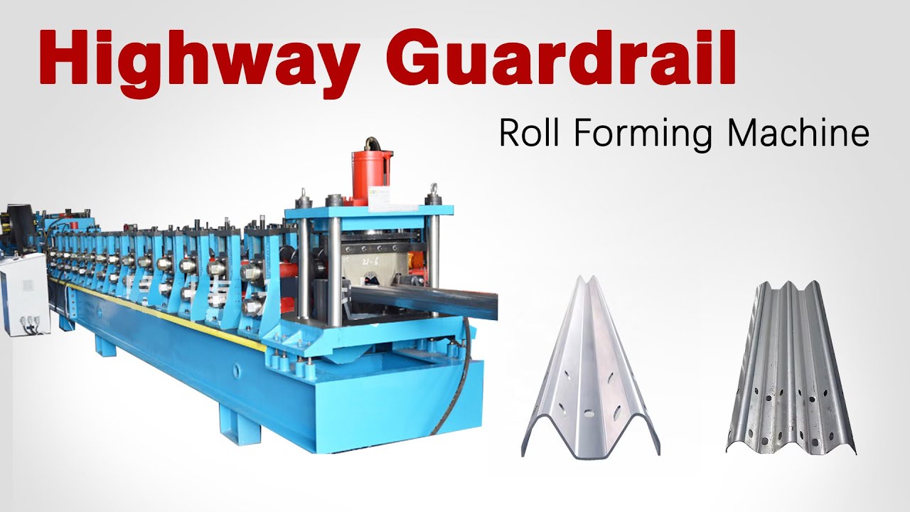 KINGREAL Highway Guardrail Making Machine -- Roll Forming Machine Solution