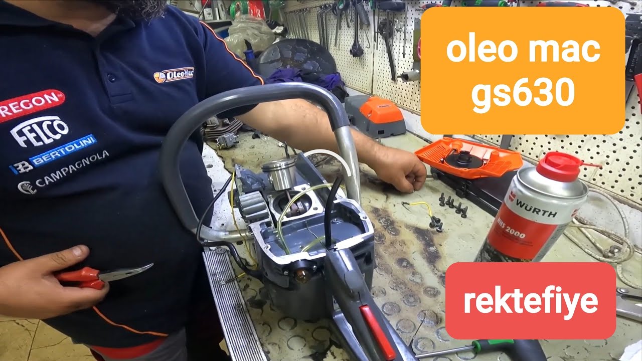 YOK BÖYLE HASAR / OLEO MAC GS 630 MOTORLU TESTERE