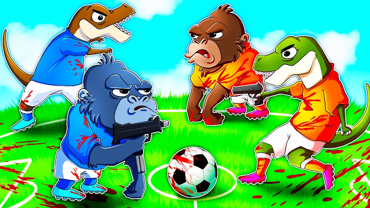 PARTITE DI CALCIO ILLEGALI TRA DINOSAURI! QUESTO GIOCO NON HA SENSO! *TROPPO DIVERTENTE*