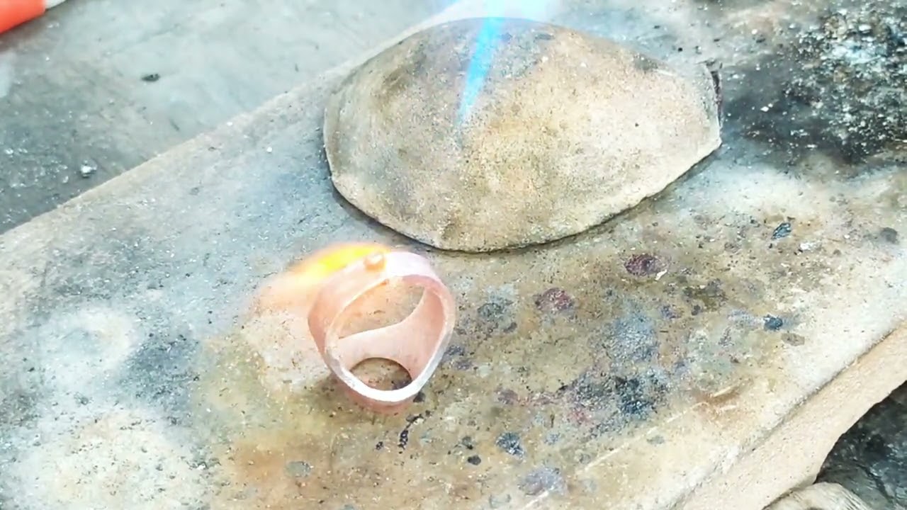 Membuat cincin batu bacan diamond keliling
