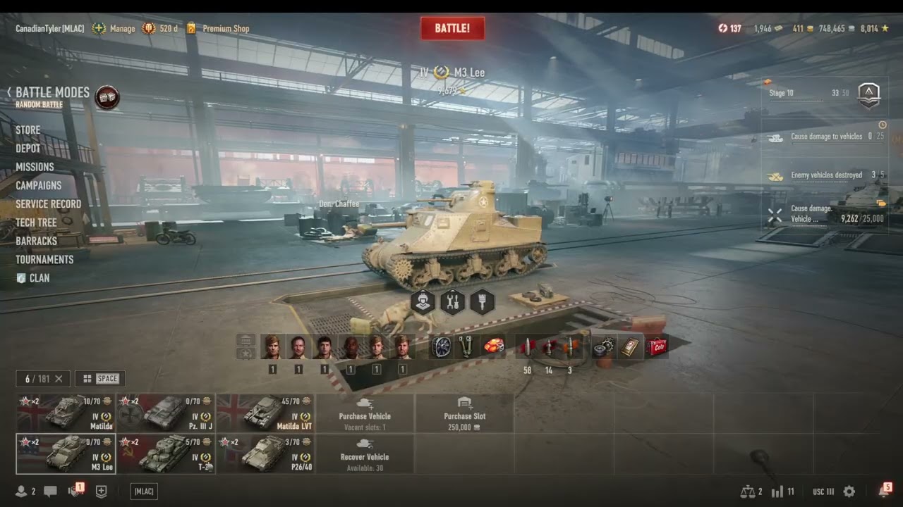 World Of Tanks A Rare Gem? Matilda LVT Garage Review Plus Gameplay