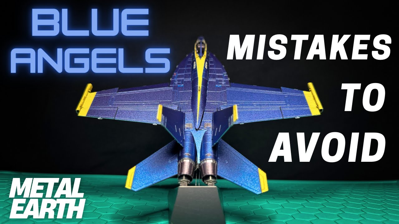 Metal Earth Blue Angels F/A-18 Super Hornet | Build Tips
