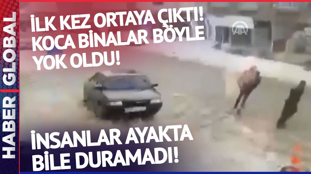 İnsanlar Ayakta Duramadı! Malatya'da Deprem Anı İlk Kez Ortaya Çıktı! Koca Binalar Böyle Yıkıldı