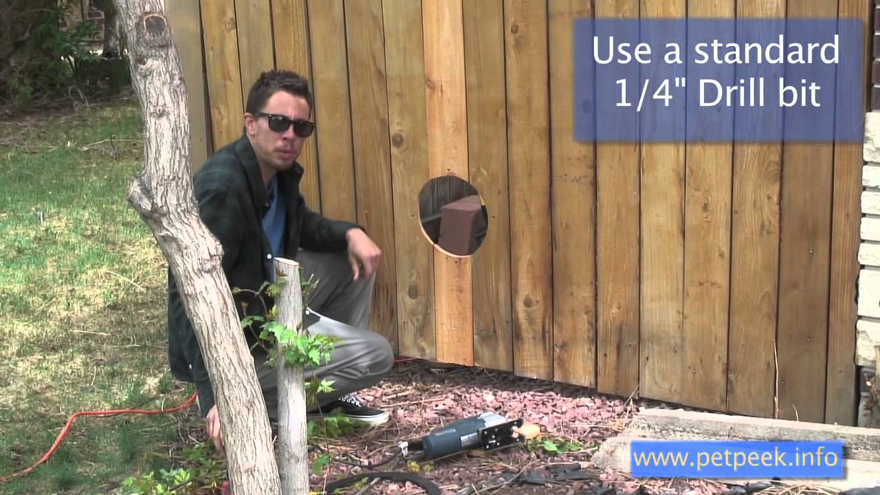 Pet Peek Installation