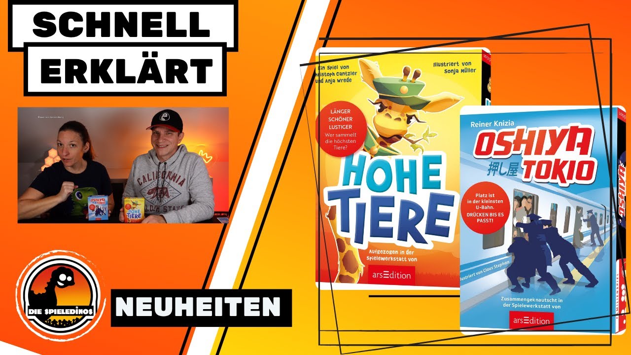 Zwei neue arsEdition Spiele erklärt! Oshiya Tokyo & Hohe Tiere *reupload*