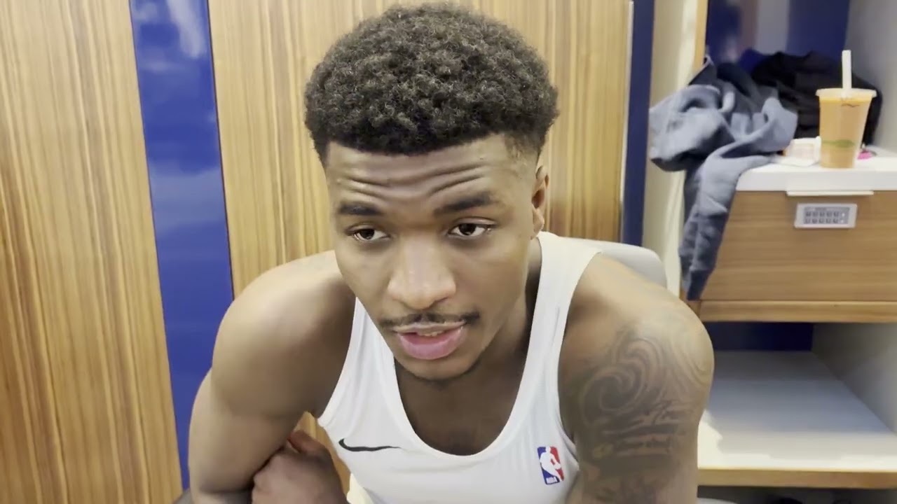 Indiana Pacers players Kam Jones and Isaiah Jackson speak with media after Pacers loss vs Utah Jazz
