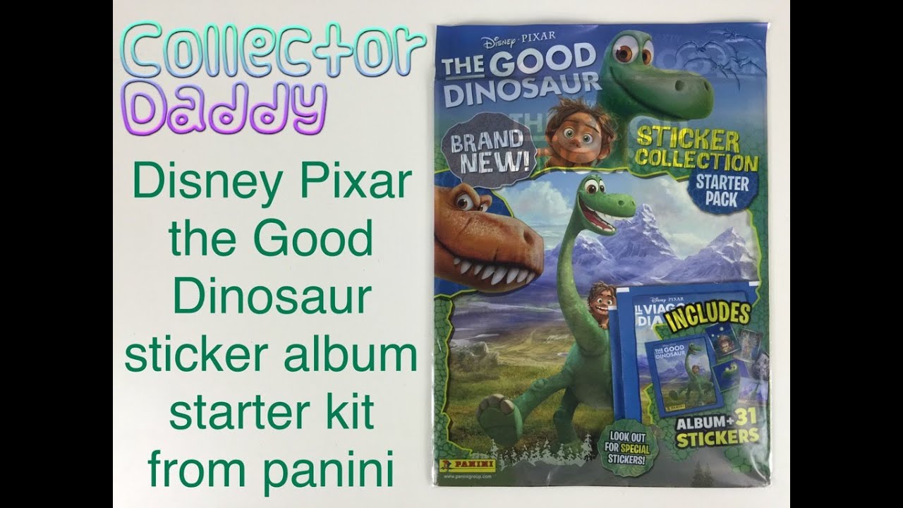 Disney Pixar the good dinosaur sticker album starter kit from panini
