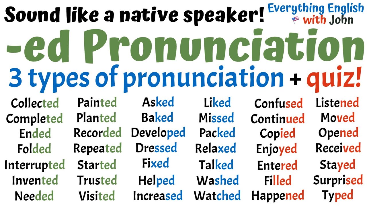 Master -ED Pronunciation in English: Stop Making These Common Mistakes!