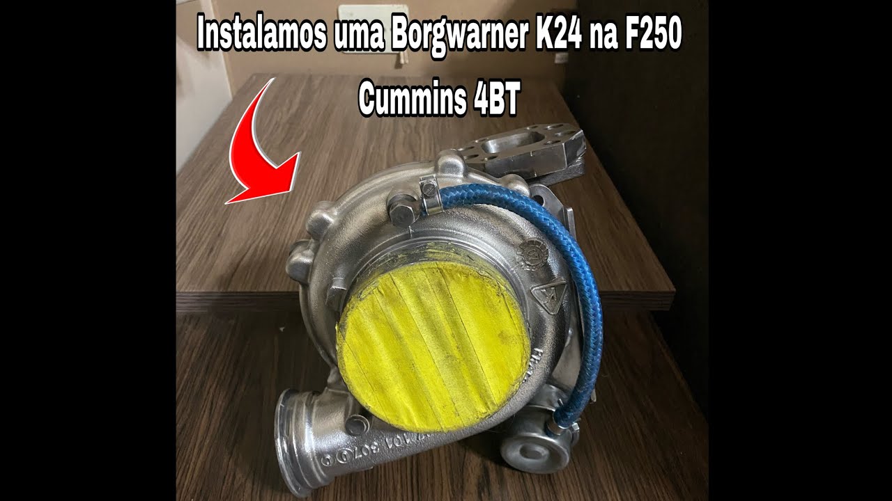 Instalamos um turbo Borgwarner K24 na F250 Cummins 4BT (mecânico)