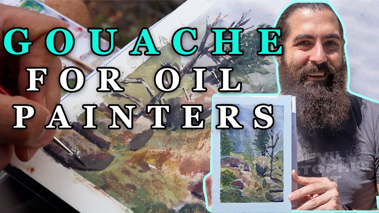 Gouache Painting Tutorial For Oil Painters! | Plein Air Painting