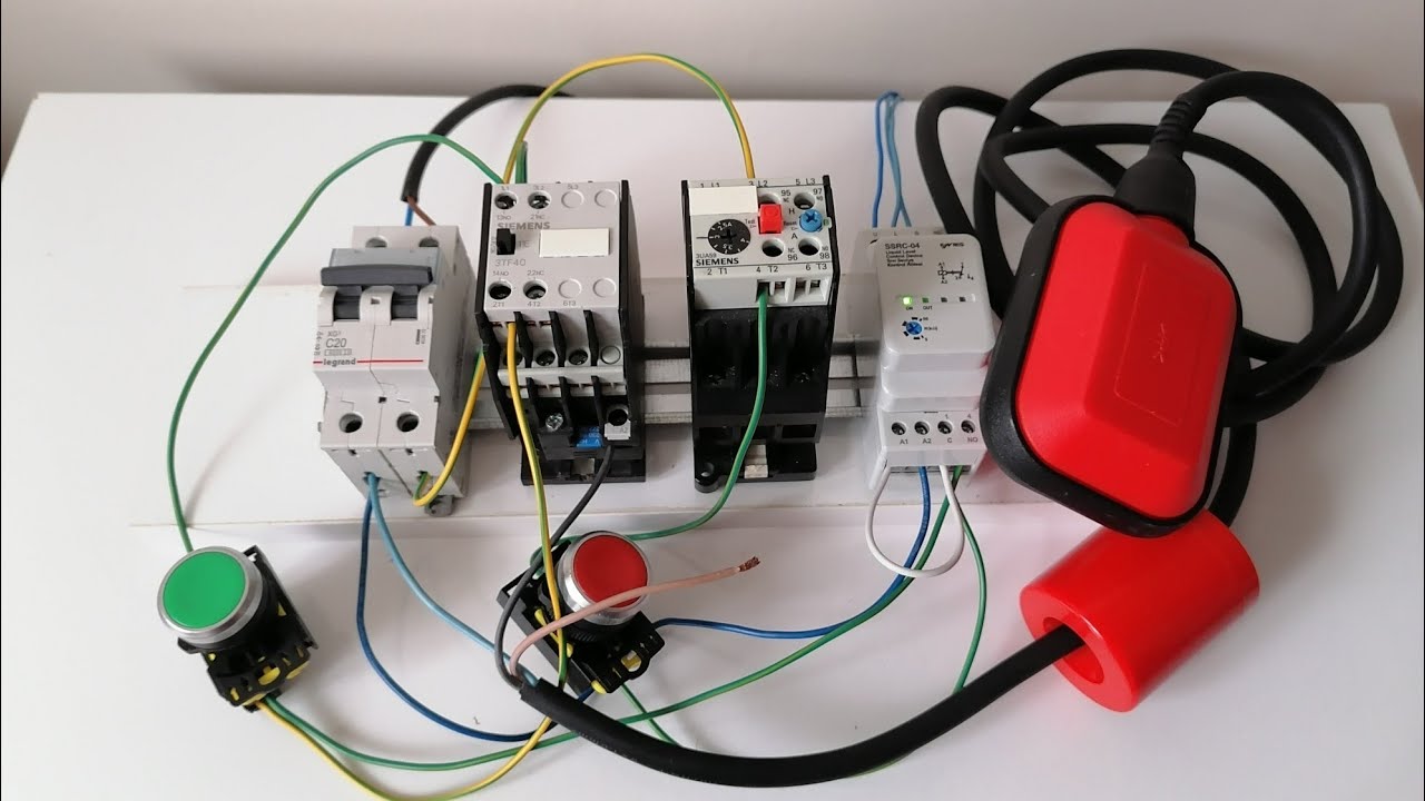 SSRC-04 Sıvı seviye rölesi ve flatör bağlantısı nasıl yapılır. Elektrik Pano Montajı.