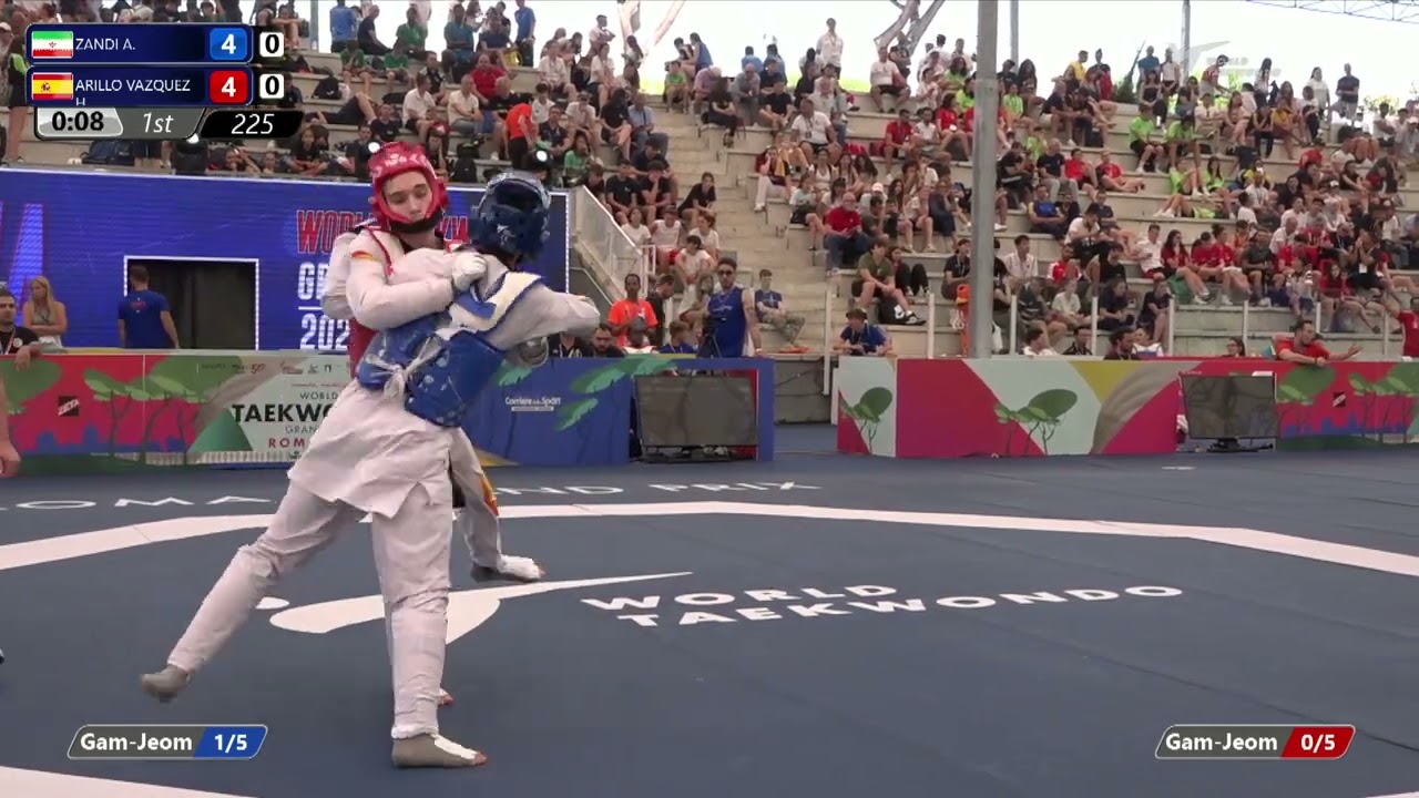 225 Quarterfinals MEN M  58KG IRI ZANDI A  ESP ARILLO VAZQUEZ H