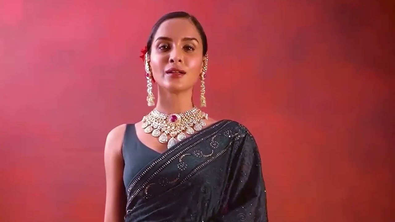 Kundan Emerald Polki Necklace Set / Polki Jewellery / Wedding Jewellery / Krishna Jewellers
