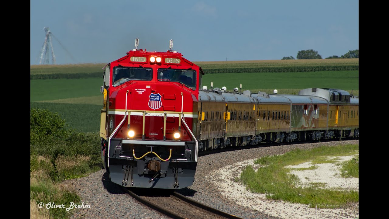 UP 1616 & Heritage Fleet across Nebraska (7/15/2025)