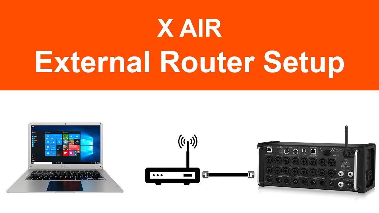 X AIR External Router Setup for X18/XR12/XR16/XR18