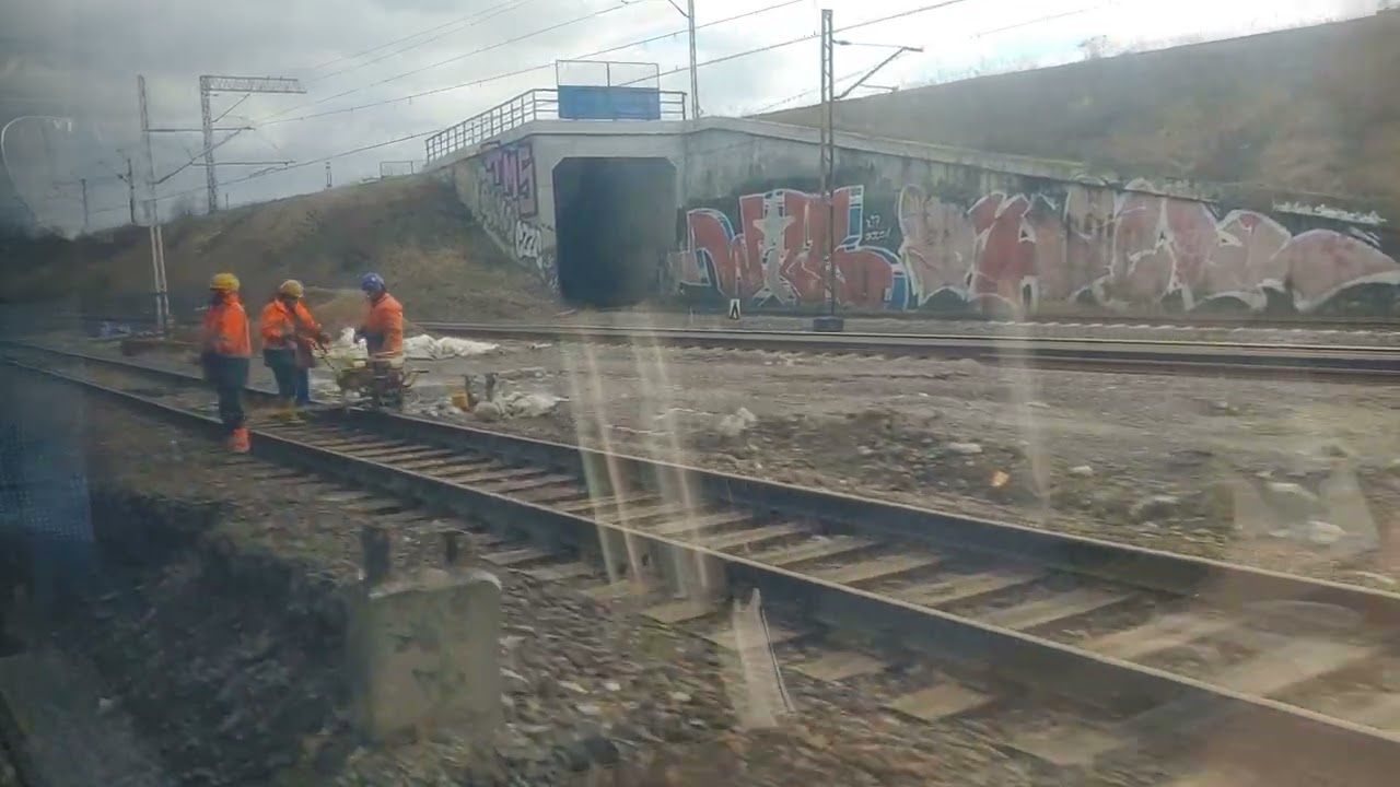 2023.01.31 - przejazd pociągiem od Warszawa Włochy do Warszawa Zachodnia