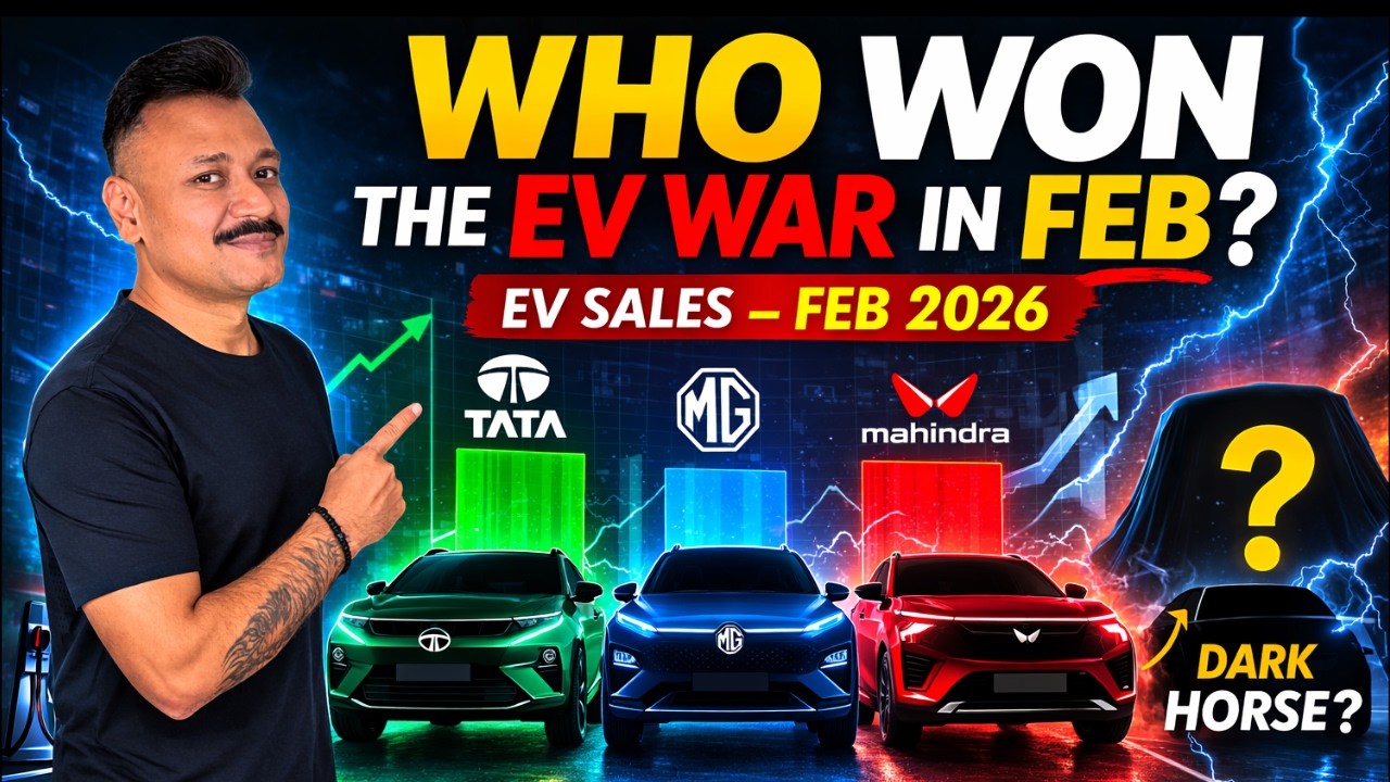 Who Won? ⚡India EV Sales Report Feb 2026 | Tata, MG, Mahindra & The Dark Horse