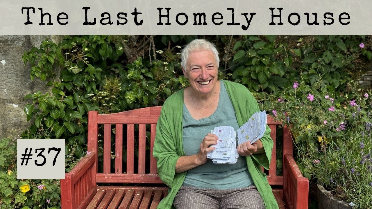 Making Handmade Paper in my July Garden #37