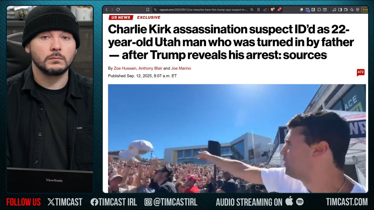 🚨PRESS CONFERENCE: Charlie Kirk Suspect In Custody | Tim Pool