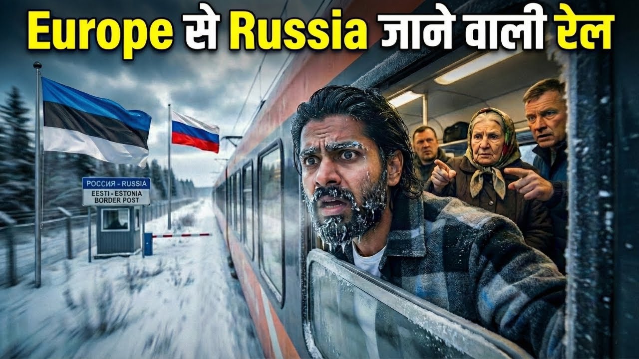 Estonia to Russia Train Vlog | Tallinn to Narva by Train 🇪🇪 | Visiting Russia-Estonia Border