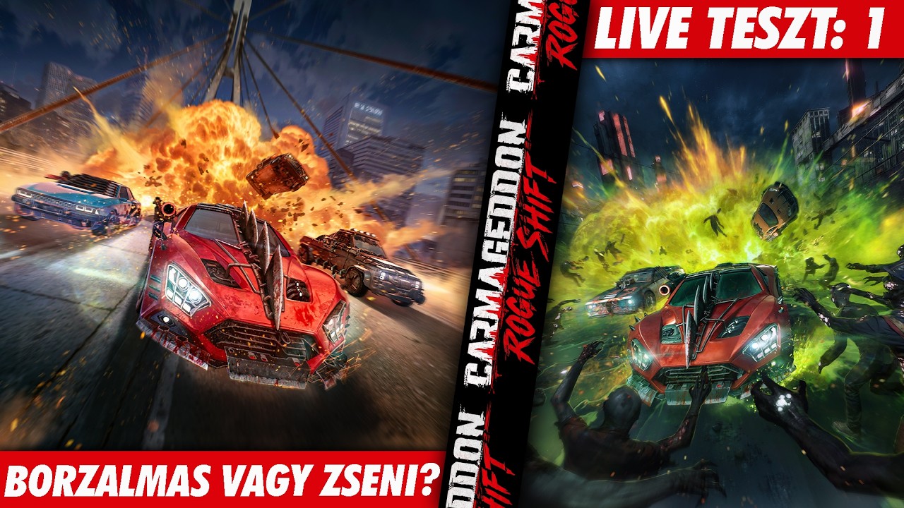 Köze nincs az eredetihez, de ez vajon gond? Carmageddon Rogue Shift LIVE teszt #1
