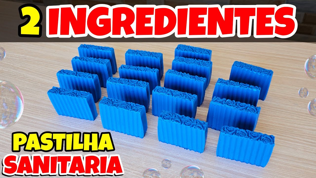 COMO FAZER PASTILHAS SANITÁRIA COM APENAS 2 INGREDIENTES 😱😱🤑