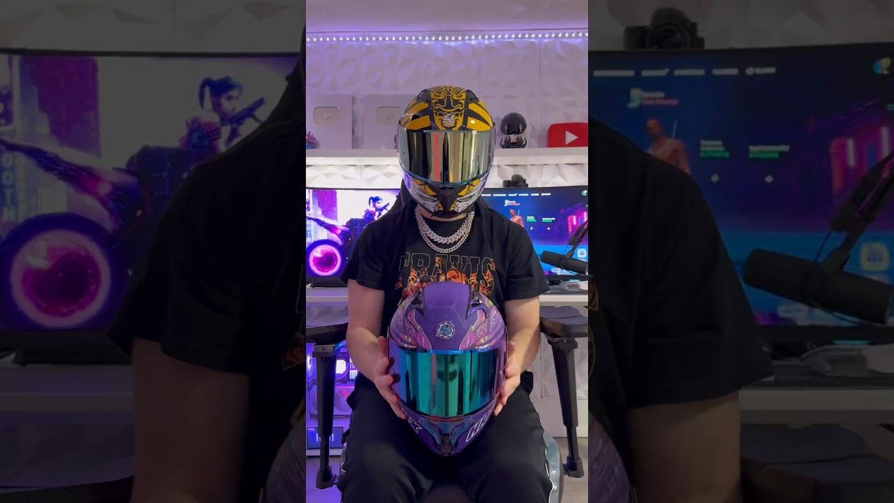 THESE ARE THE COOLEST MOTORCYCLE HELMETS OUT! 😍🔥 