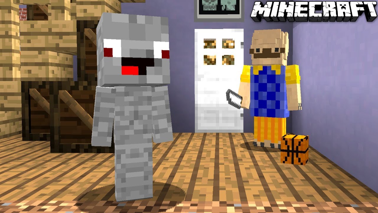 Minecraft Hello Neighbor - Was ist hinter der Tür?!