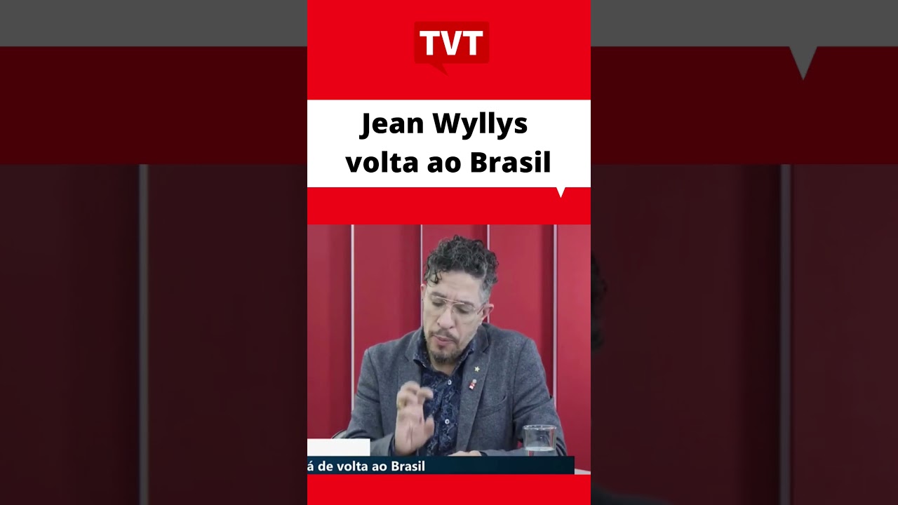 #JeanWyllys volta ao Brasil depois de 4 anos de #ex&iacute;lio #pol&iacute;tica #redetvt #tvt