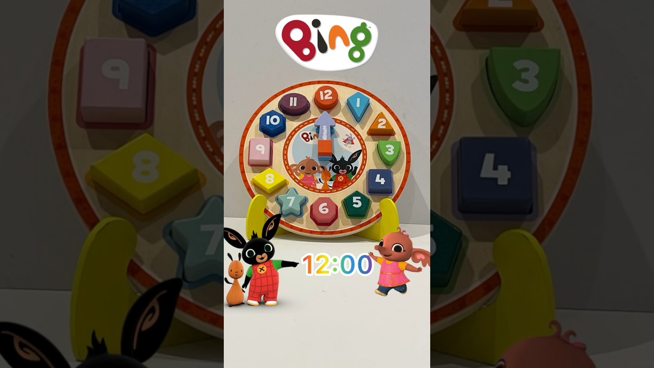 Bing time clock⏱️⏰🕰️ #cbeebies #bing