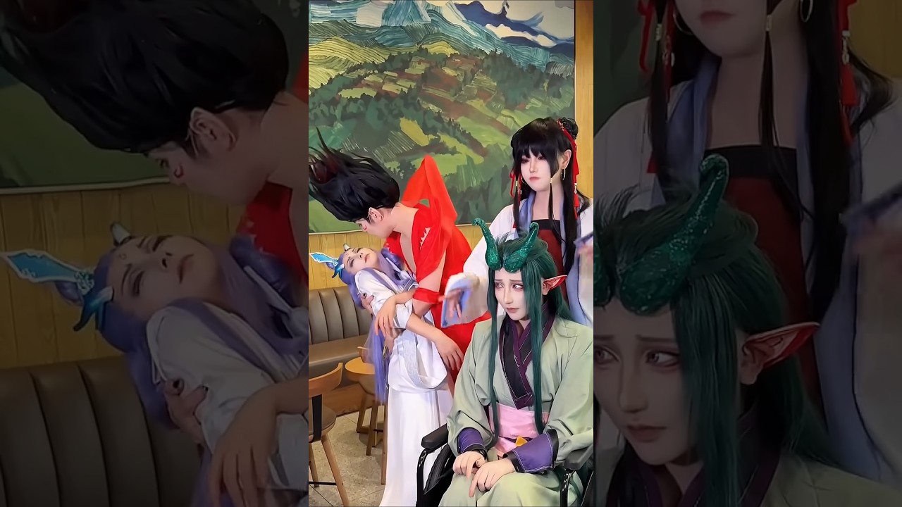 Tại sao Na Tra chơi d&acirc;y, Ngao B&iacute;nh lại xỉu ??? #nezha #kawaii  #cosplay #anime #natra