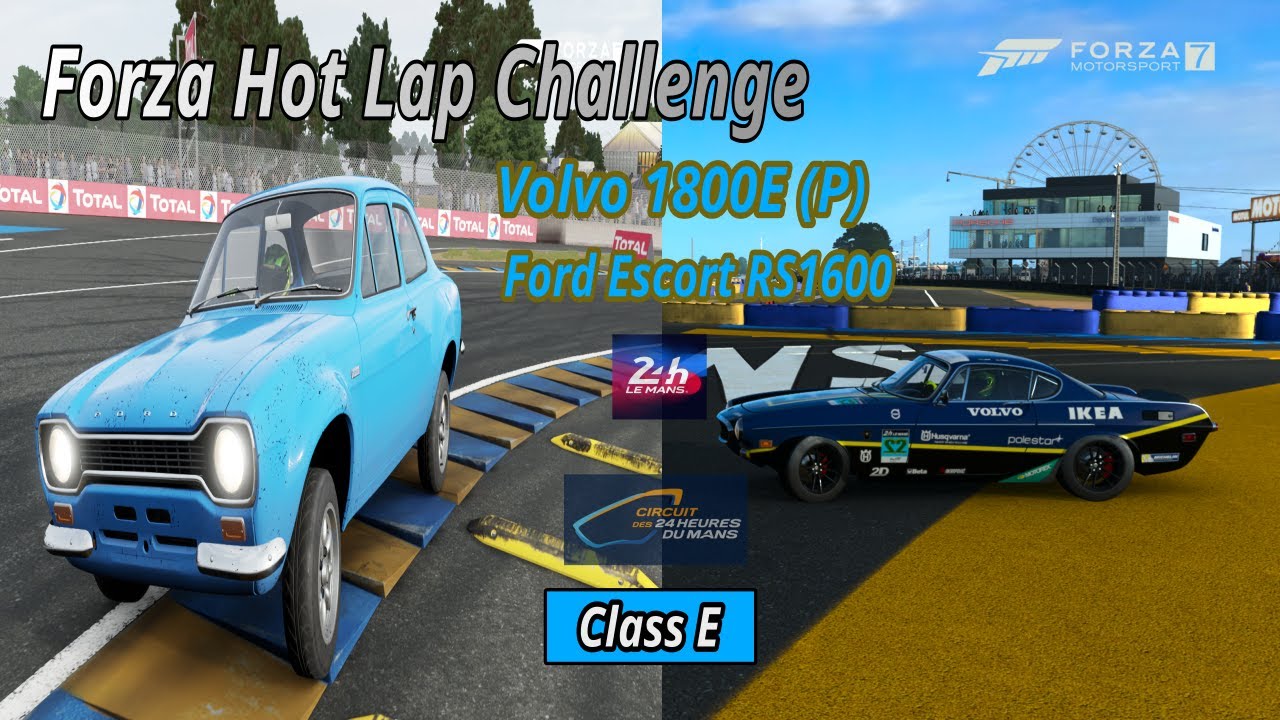 Ford Escort RS1600 vs Volvo 1800E (P) Le Mans HLC !!