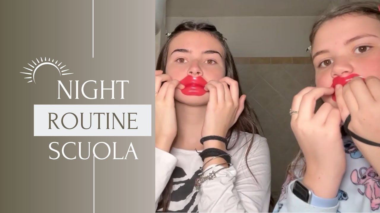 NIGHT ROUTINES SCUOLA VLOG CON VOCE NARRATA ~ A day in my life @MargheGiulia
