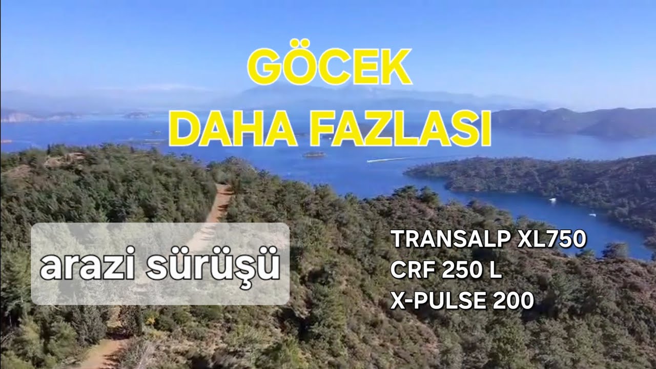 Honda Transalp 750 vs CRF 250 vs XPulse 200 | Göcek Orman Yollarında Enduro Macerası! Kille Koyu